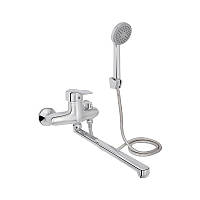 Змішувач для ванни Lidz Anny 0051 з поворотним виливом (з душовим гарнітуром) (k40) LD43790051CRM35128 Chrome