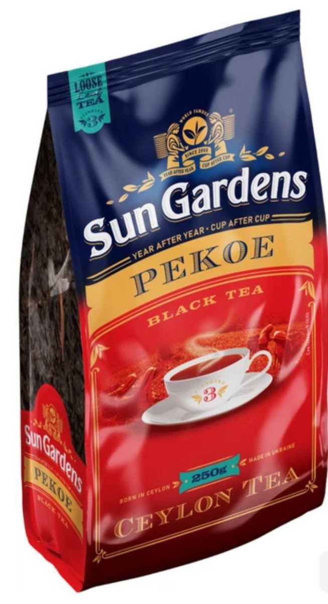 Чай чорний Sun Gardens Pekoe 250г, фото 1