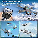 Квадрокоптер для дітей 4DRC AE7 з камерою 4K FPV та дальністю польоту до 200 м (Чорний), фото 9
