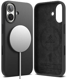 Чохол Ringke Silicone Magnetic для iPhone 17 Black (SIMG1104E55)