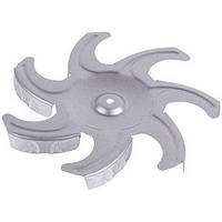 Крильчатка вентилятора для духовки Beko 217440103 (метал.) D=180mm d отв.=6mm