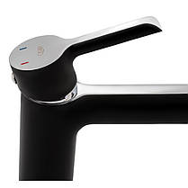Змішувач для раковини Qtap Grand QTGRABCR001F Chrome/Black, фото 3
