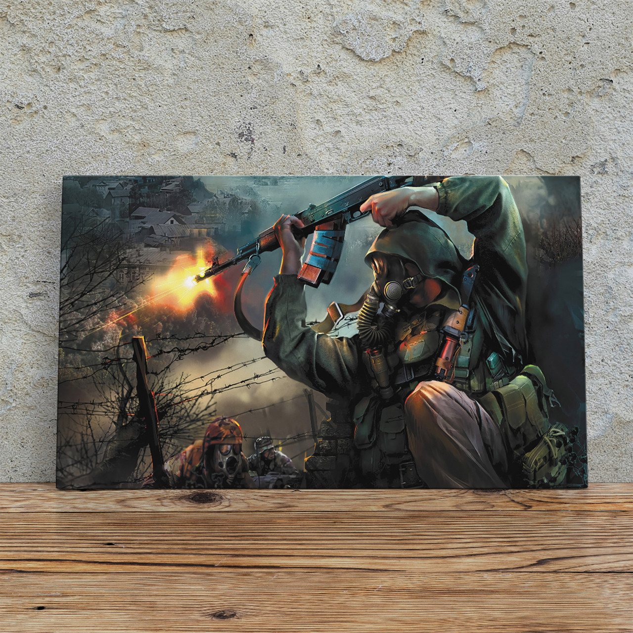 Картина на полотні "Сталкер, Stalker", 34×60см