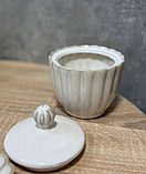 Керамічна цукорниця Lene Bjerre серії Camille 250 мл Біла, фото 5