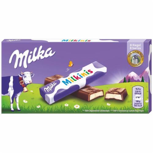 Шоколадні батончики Milka Milkinis 87,5 g, фото 1
