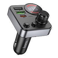 FM-трансмітер Hoco E86 PD30W+QC3.0 18W Total 48W Чорний
