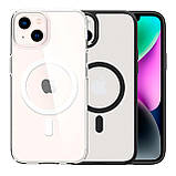 Чохол TPU+PC Spigen Ultra Hybrid with Magsafe для iPhone 13 Black, фото 2
