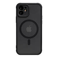 Чехол TPU+PC Anti Drop Full Camera with MagSafe для iPhone 12 Black