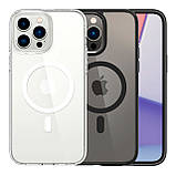 Чохол TPU+PC Spigen Ultra Hybrid with Magsafe для iPhone 12/12 Pro Black, фото 2