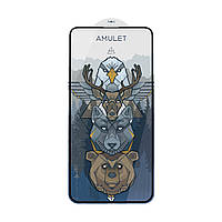 BOX 10 шт Захисне скло AMULET 2.5D HD Antistatic for iPhone 14 Pro Чорний