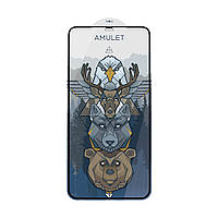 BOX 10 шт Захисне скло AMULET 2.5D HD Antistatic for iPhone XR/11 Чорний