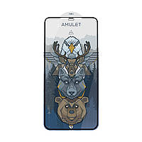 BOX 10 шт Захисне скло AMULET 2.5D HD Antistatic for iPhone 12 Pro Max Чорний