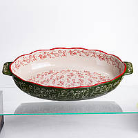 Форма для запікання та сервірування Vintage Овальна з ручками HM04-14