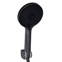 Змішувач для ванни Qtap Vlasta New з довгим поворотним виливом (з душовим гарнітуром) QTVLA260GMB45645, фото 4