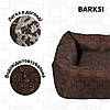 Лежак для Тварин Barksi Home Квадратна Коричнева S, фото 3