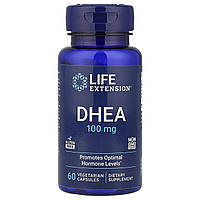 ДГЕА, DHEA, Life Extension, 100 мг, 60 капсул