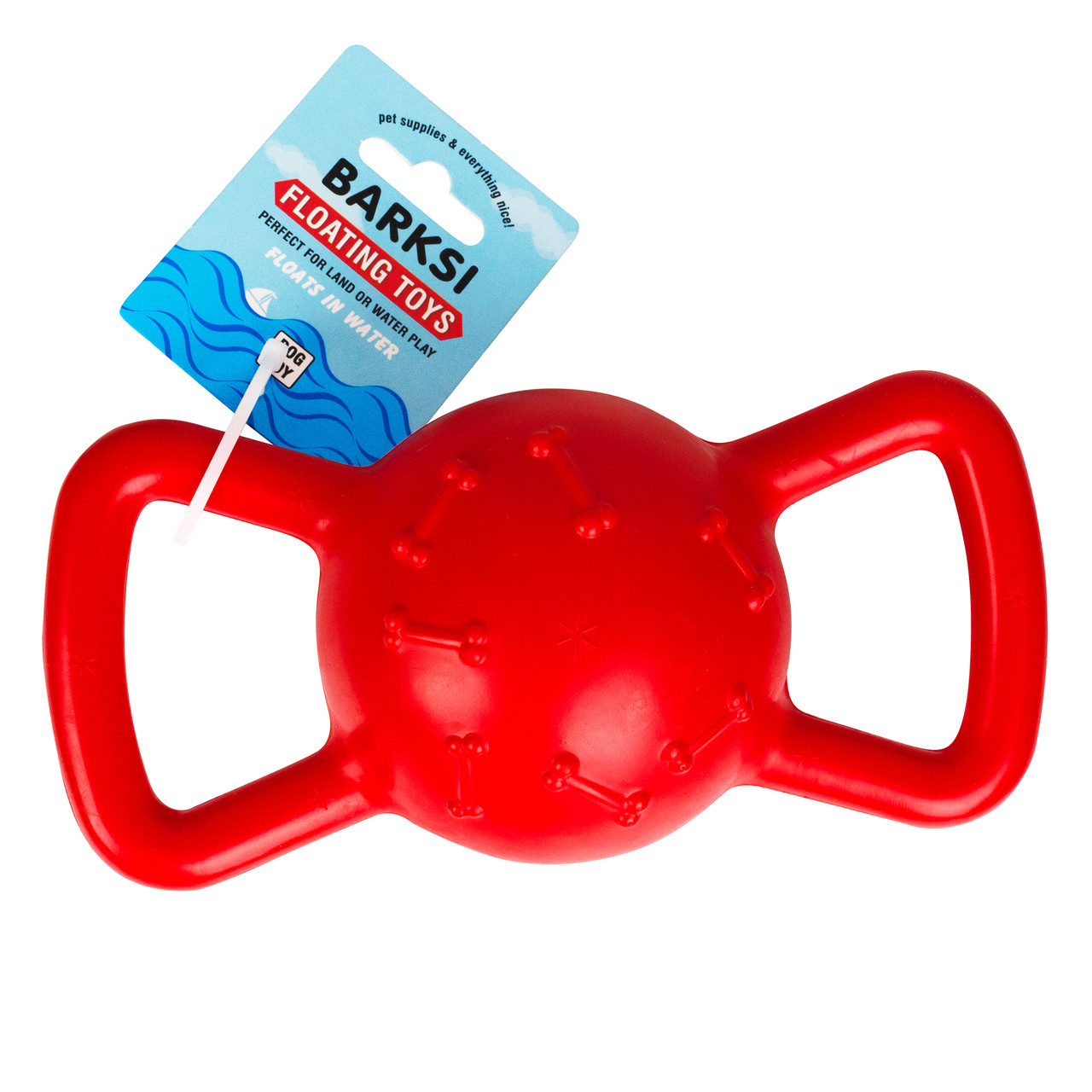 Іграшка для собак Barksi FLOAT плаваюча Силовий м'яч 19 х 9 см, фото 1