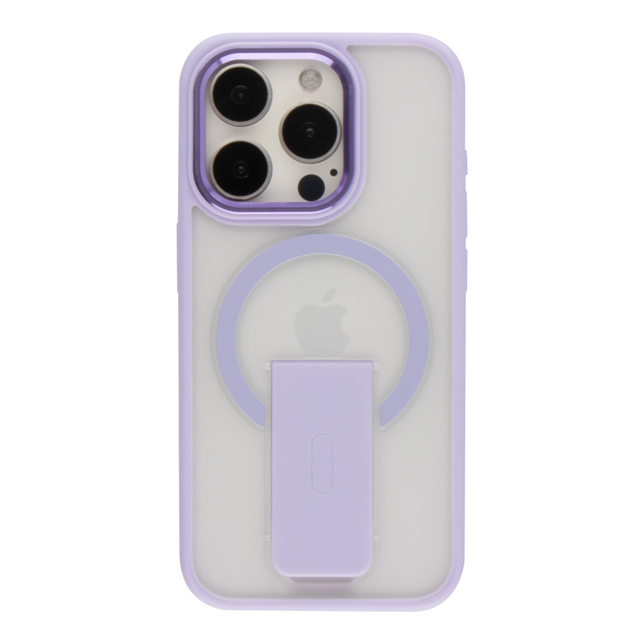 Чохол TPU+PC FlexGuard Magnetic Ring Stand для iPhone 15 Pro Purple, фото 1