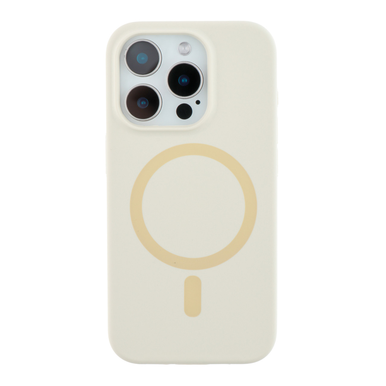 Чохол Glow Silicone Case with Magsafe для iPhone 15 Pro Max Antique white, фото 1