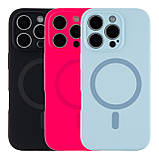 Чохол Glow Silicone Case Full Camera with Magsafe для iPhone 16 Pro Grey, фото 2