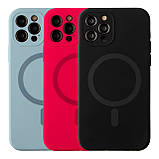 Чохол Glow Silicone Case Full Camera with Magsafe для iPhone 12 Pro Max Pink, фото 2