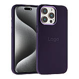 Чохол Silicone Case Metal Buttons (AA) для iPhone 15 Pro White, фото 3