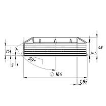 Розетка OPTIMUM для фанового з'єднання D110 пластик для під'єднання унітаза OPTI 110PP07, фото 4
