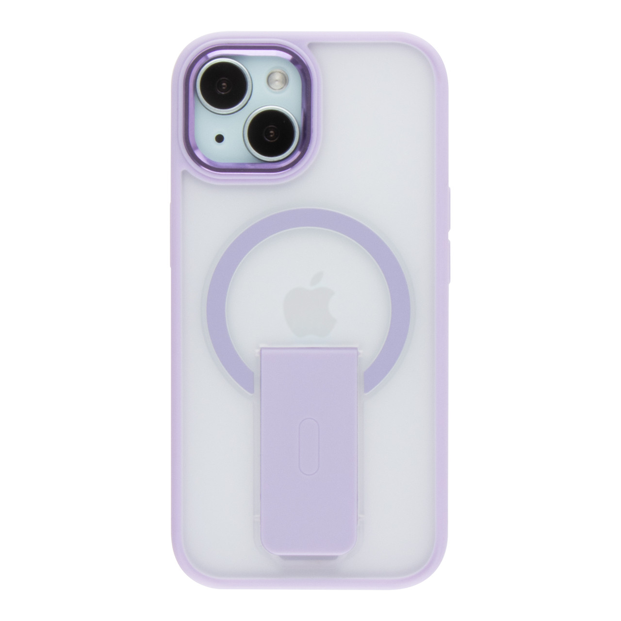 Чохол TPU+PC FlexGuard Magnetic Ring Stand для iPhone 15 Колір Purple, фото 1