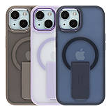 Чохол TPU+PC FlexGuard Magnetic Ring Stand для iPhone 15 Колір Purple, фото 2