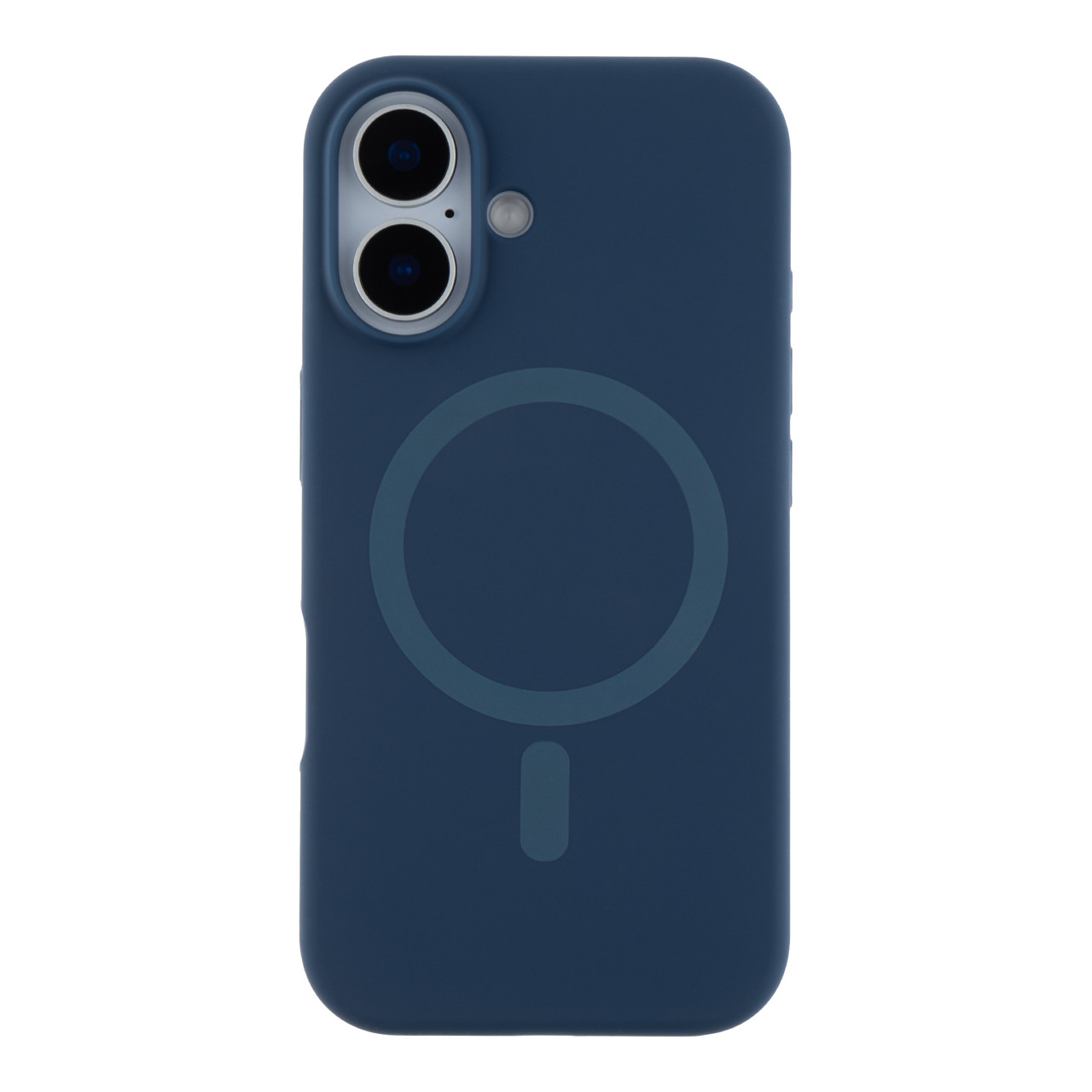 Чохол Glow Silicone Case with Magsafe для iPhone 16 Dark blue, фото 1
