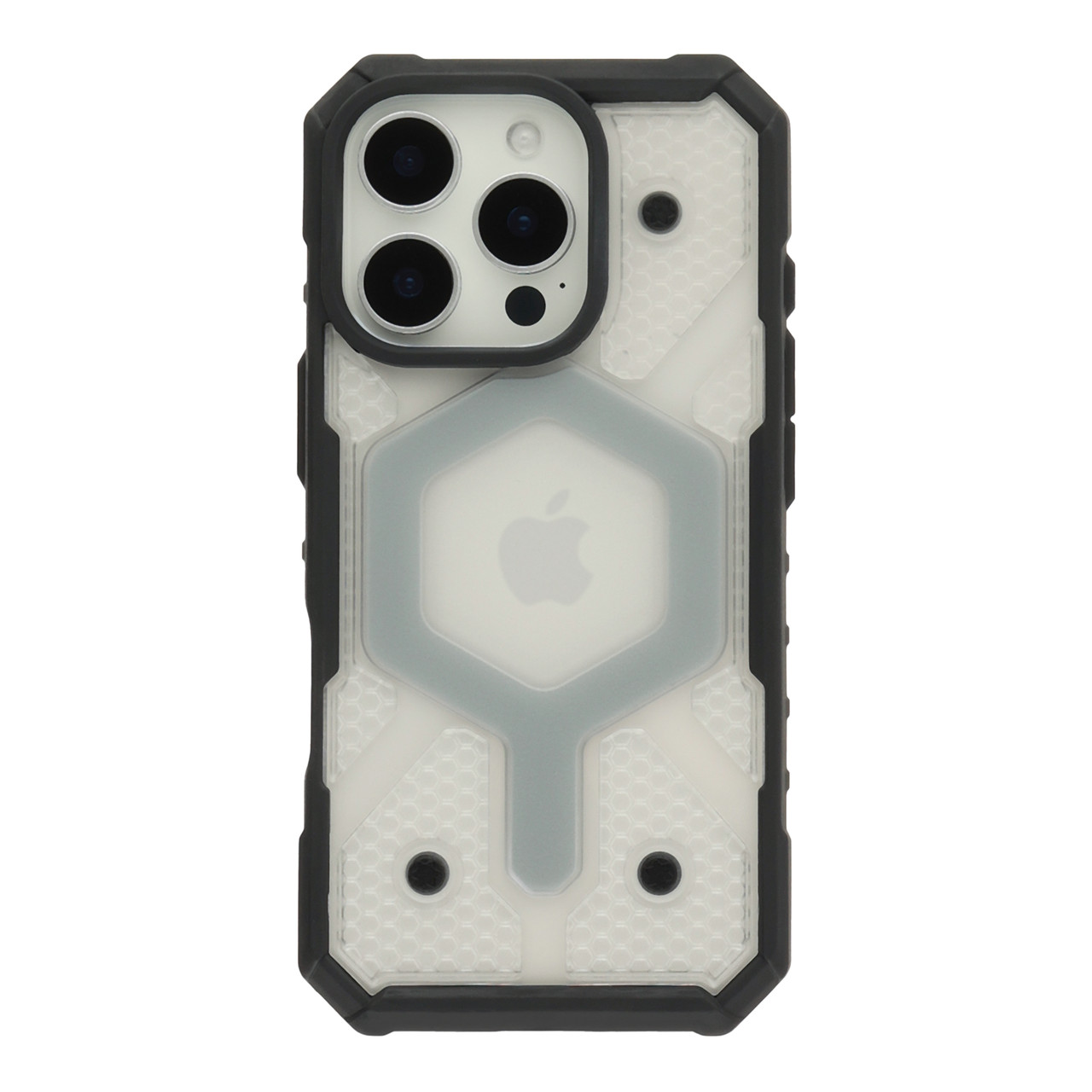 Чохол TPU+PC ArmorHex Magnetic Case для iPhone 16 Pro Колір Transparent Grey, фото 1