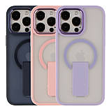 Чохол TPU+PC FlexGuard Magnetic Ring Stand для iPhone 14 Pro Titanium, фото 2
