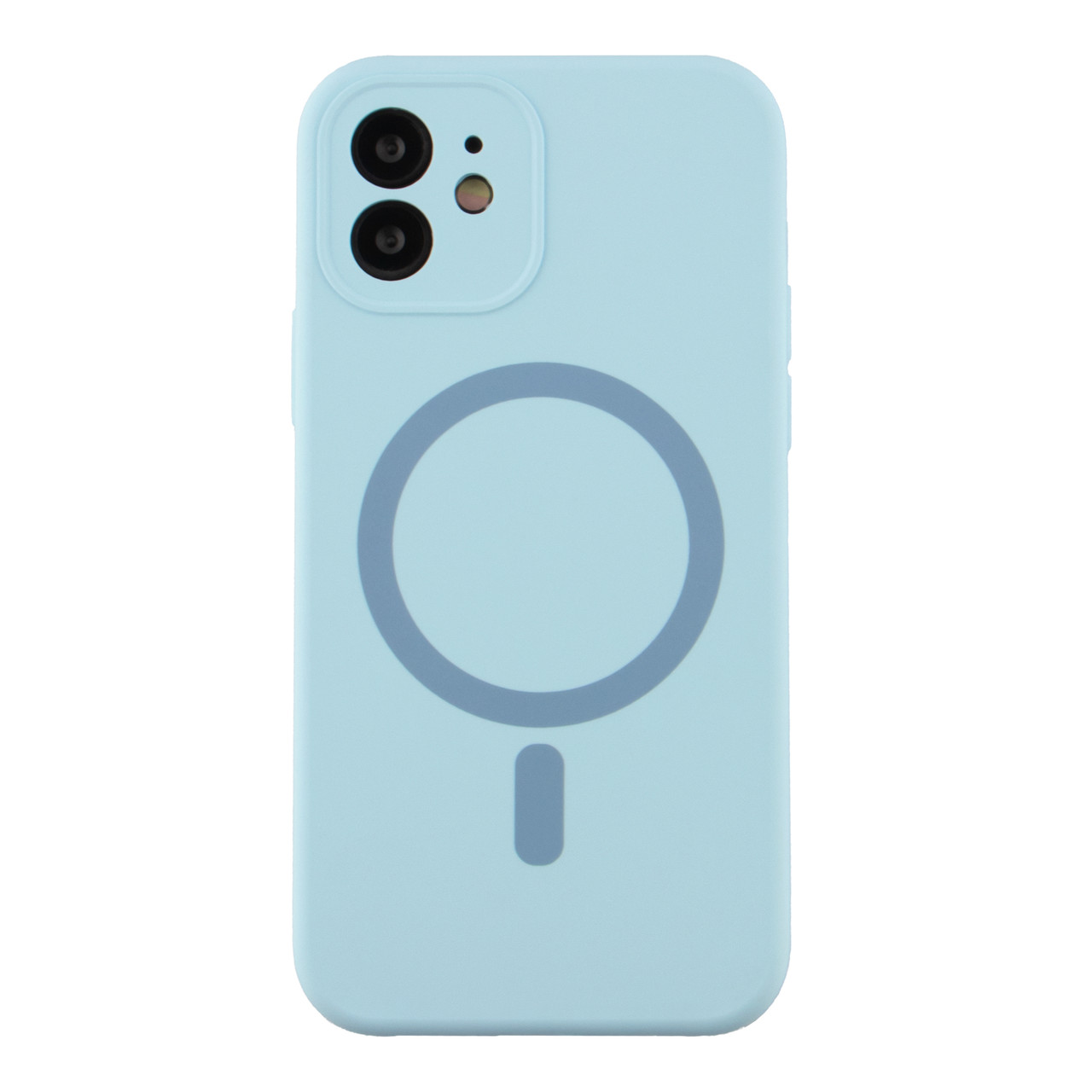 Чохол Glow Silicone Case Full Camera with Magsafe для iPhone 12 Blue, фото 1