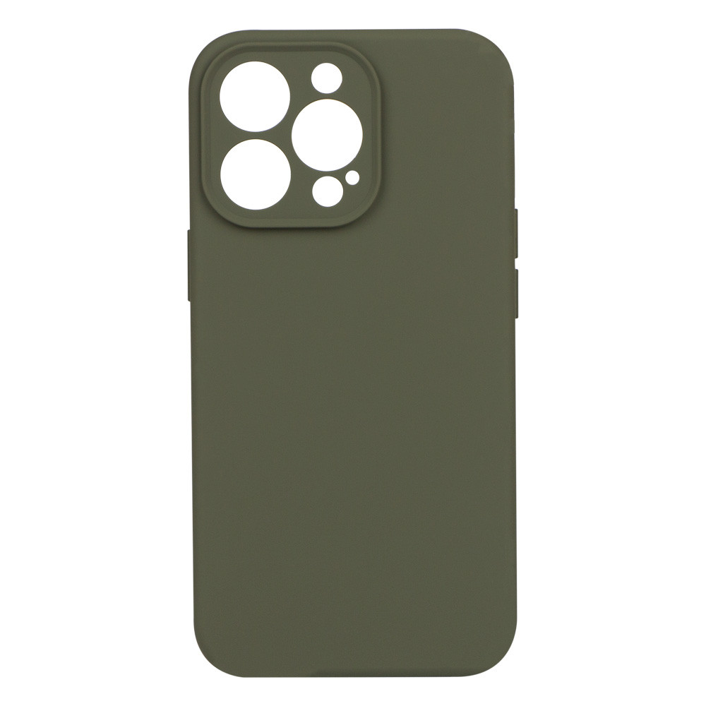 Чохол Silicone Case Full Camera no logo для iPhone 13 Pro Max 35.Dark Olive, фото 1