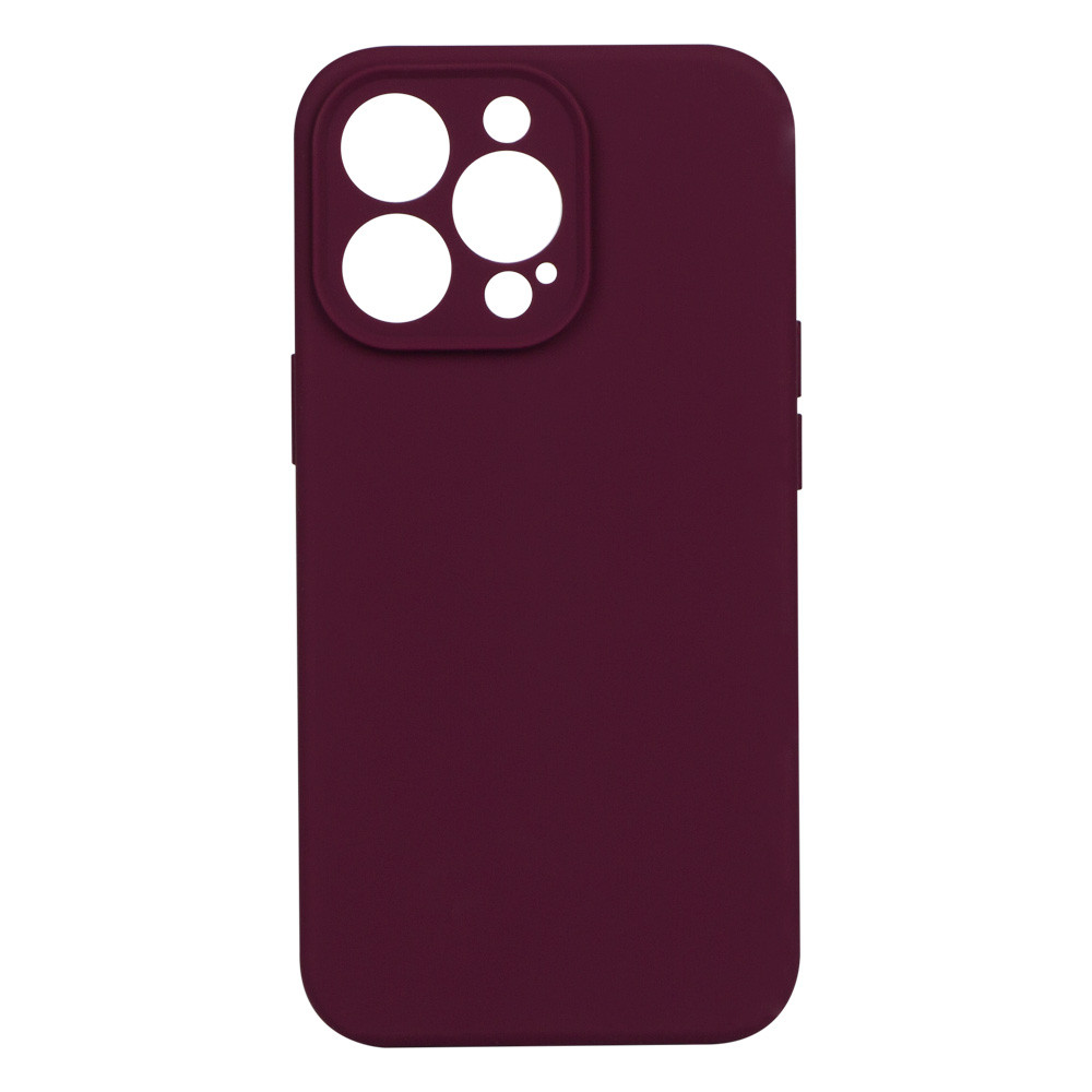 Чохол Silicone Case Full Camera no logo для iPhone 13 Pro Max 42.Maroon, фото 1