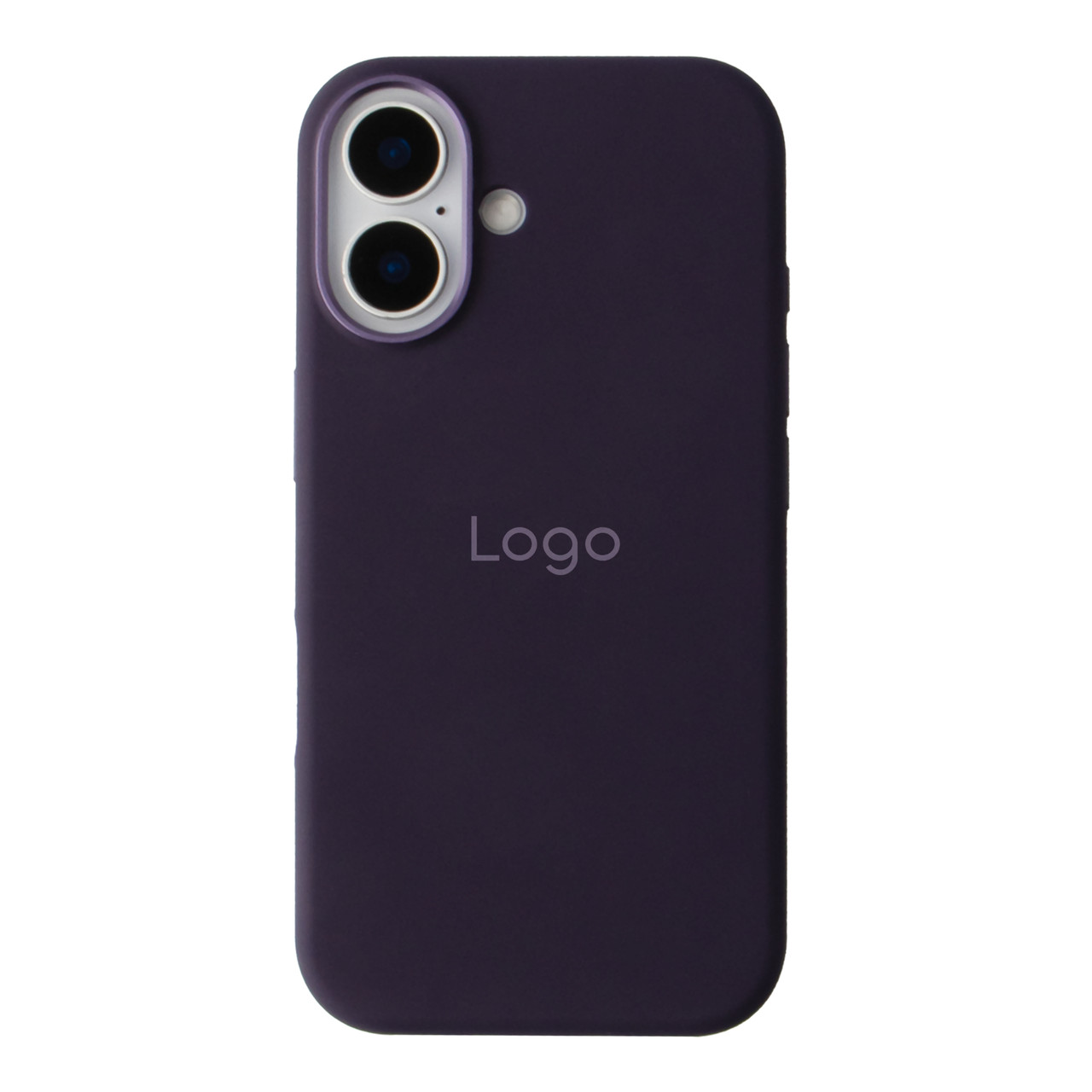 Чохол Silicone Case Metal Buttons (AA) для iPhone 16 Purple, фото 1