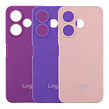 Чохол Liquid Silicone (AA) Full Camera для Xiaomi Redmi 13 4G/Poco M6 4G 18.Black, фото 2