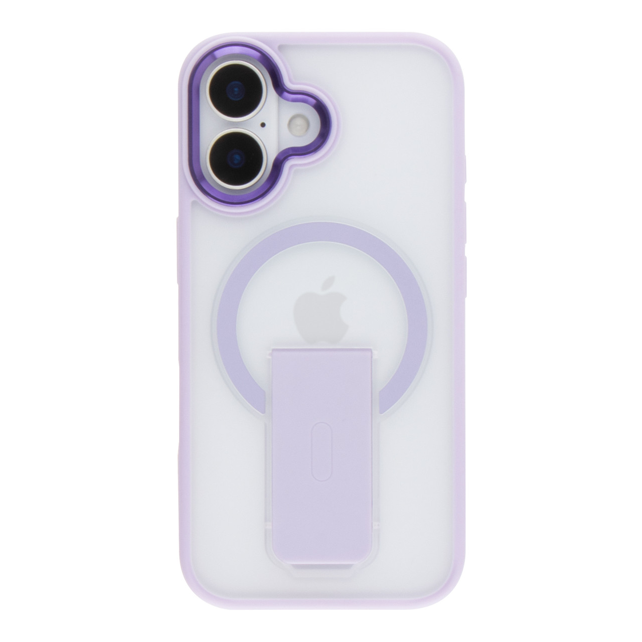Чохол TPU+PC FlexGuard Magnetic Ring Stand для iPhone 16 Purple, фото 1