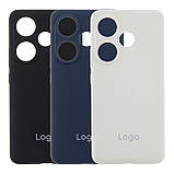 Чохол Liquid Silicone (AA) Full Camera для Xiaomi Poco F6/Turbo 3 15.Dark Grey, фото 2