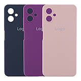 Чохол Liquid Silicone (AA) Full Camera для Samsung Galaxy A06 (A065) 19.Pink Sand, фото 2