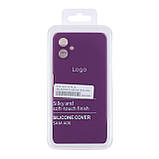 Чохол Liquid Silicone (AA) Full Camera для Samsung Galaxy A06 (A065) 43.Grape, фото 3