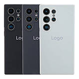 Чохол Liquid Silicone (AA) Full Camera для Samsung Galaxy S24 Ultra 5G (S928) 09.White, фото 2