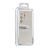 Чохол Liquid Silicone (AA) Full Camera для Samsung Galaxy S24 Ultra 5G (S928) 09.White, фото 4