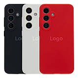 Чохол Liquid Silicone (AA) Full Camera для Samsung Galaxy S25 5G (S931) Колір 14.Red, фото 2