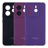 Чохол Liquid Silicone (AA) Full Camera для Xiaomi Redmi Note 14 5G 39.Elegant Purple, фото 2