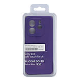 Чохол Liquid Silicone (AA) Full Camera для Xiaomi Redmi Note 14 5G 39.Elegant Purple, фото 3