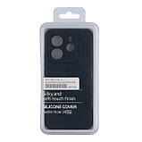 Чохол Liquid Silicone (AA) Full Camera для Xiaomi Redmi Note 14 5G 08.Dark Blue, фото 3