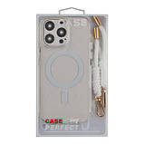Чохол TPU+PC LanyardCase with MagSafe для iPhone 16 Pro Max White, фото 2