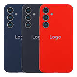 Чохол Liquid Silicone (AA) Full Camera для Samsung Galaxy S24+ 5G (S926) 18.Black, фото 2