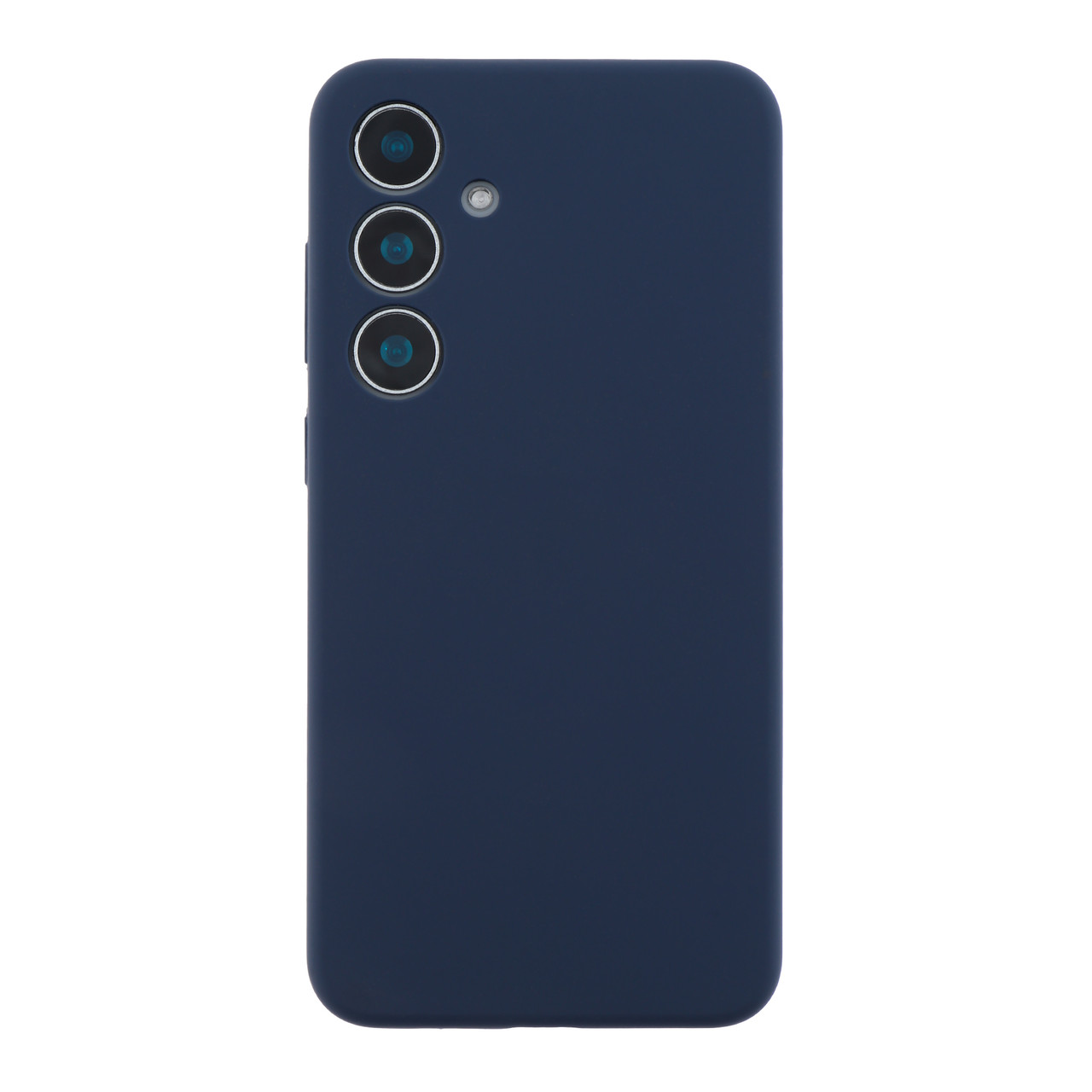 Чохол Liquid Silicone (AA) Full Camera для Samsung Galaxy S24+ 5G (S926) 08.Dark Blue, фото 1